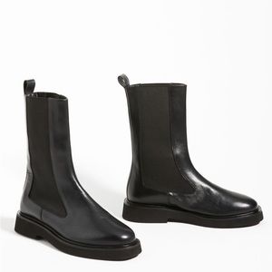 Anthropologie Pilcro Black Leather Chelsea Boot NEW IN BOX